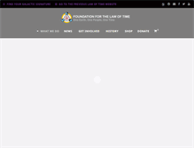 Tablet Screenshot of lawoftime.org